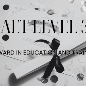 AET LEVEL 3 AWARD IN EDUCATION AND TRAINING
